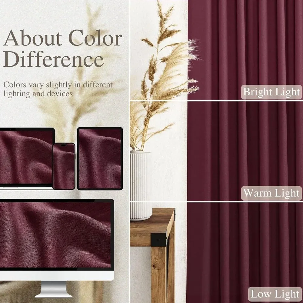 Set of 2 Curtain Panels, 52